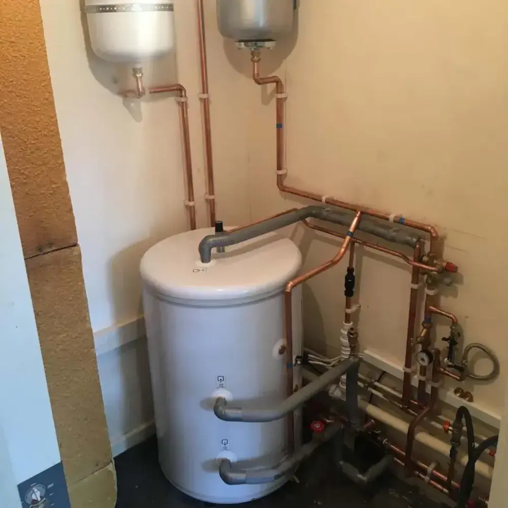 New boiler system installed by Plumbing and Boiler Services Colorado technician