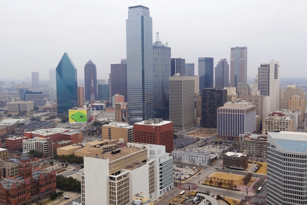 Dallas skyline in the Solar Repair Pros service area