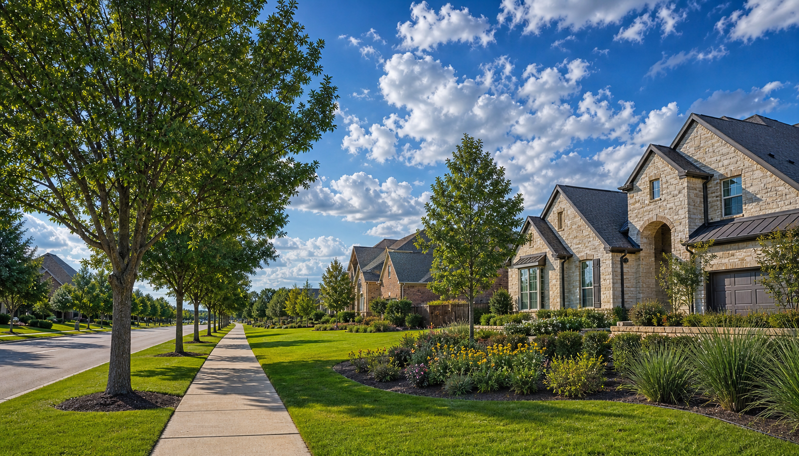 Plano and Frisco landscape in the Solar Repair Pros service area