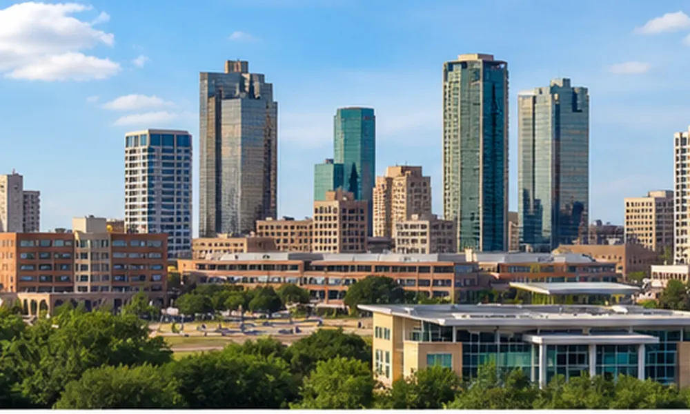 Fort Worth Texas cityscape for Solar Repair Pros service area